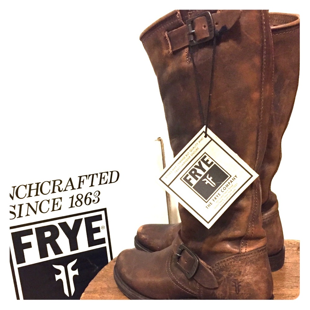 Frye Veronica Slouch Leather Boots 7